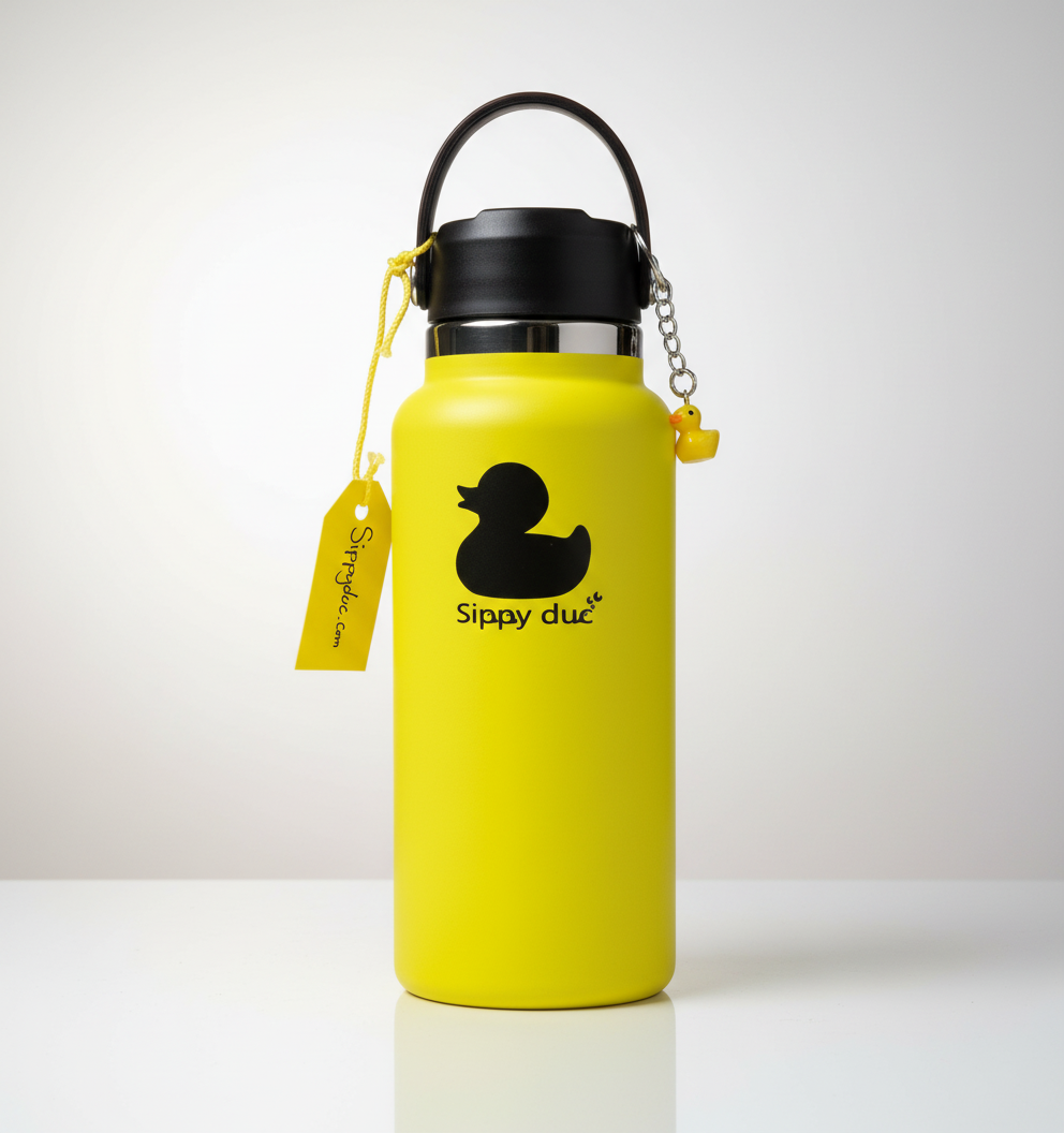 Sippy duc🫧 32oz Vacuum Insulated Water Bottle