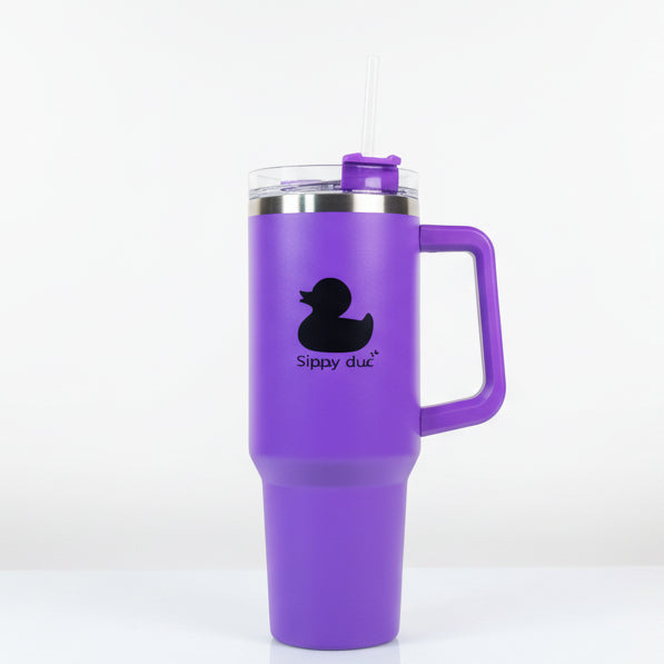 Sippy duc🫧 Galactic Grape Purple 40oz Vacuum Insulated Stainless Steel Tumbler