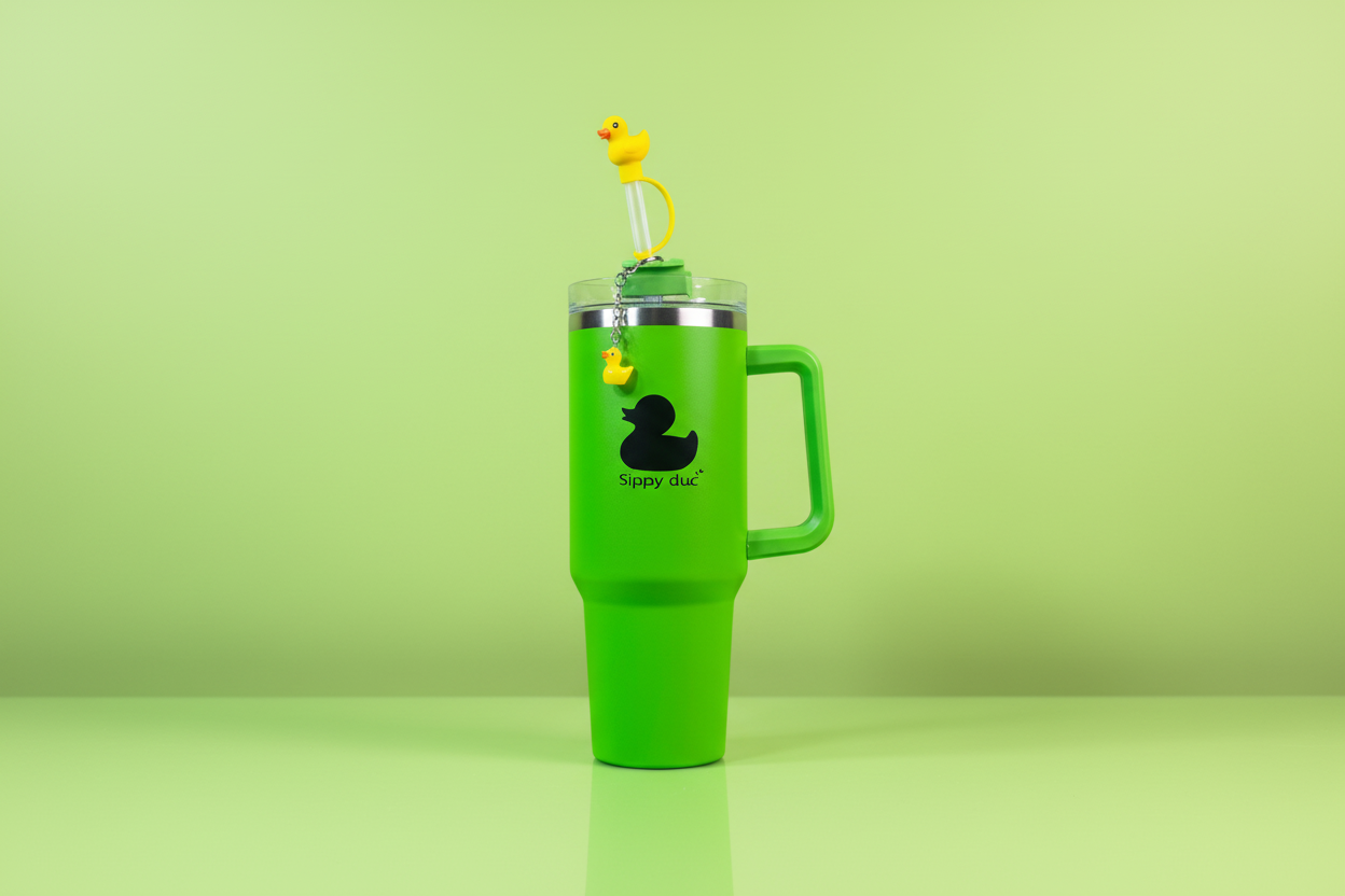 Sippy duc🫧 Limeade Green 40oz Vacuum Insulated Stainless Steel Tumbler