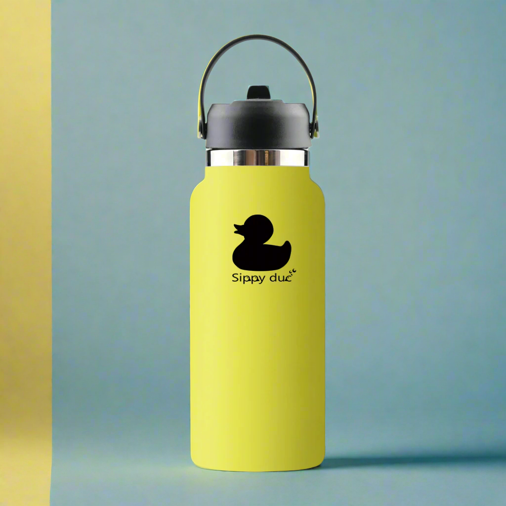 Sippy duc🫧 32oz Vacuum Insulated Water Bottle