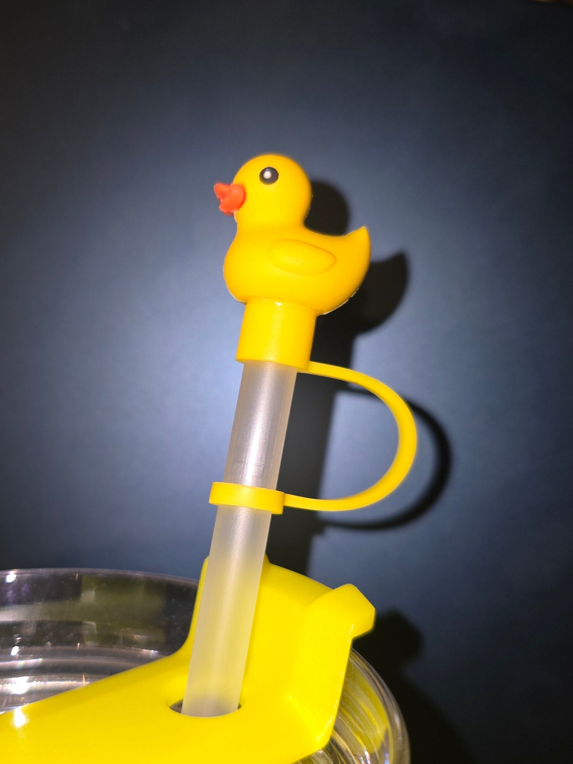 Sippyduc 3D 8mm Straw Topper  Charm [silicone]