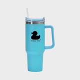 Hydration Blue | Limited Run Sippy duc🫧 40oz Vacuum Insulated Stainless Steel Tumbler [Only 10 made total]