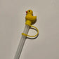 Sippyduc 3D 8mm Straw Topper  Charm [silicone]