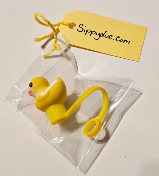 Sippyduc 3D 8mm Straw Topper  Charm [silicone]