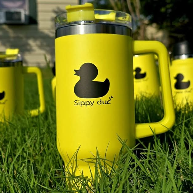 Sippy duc🫧 40oz Vacuum Insulated Stainless Steel Tumbler