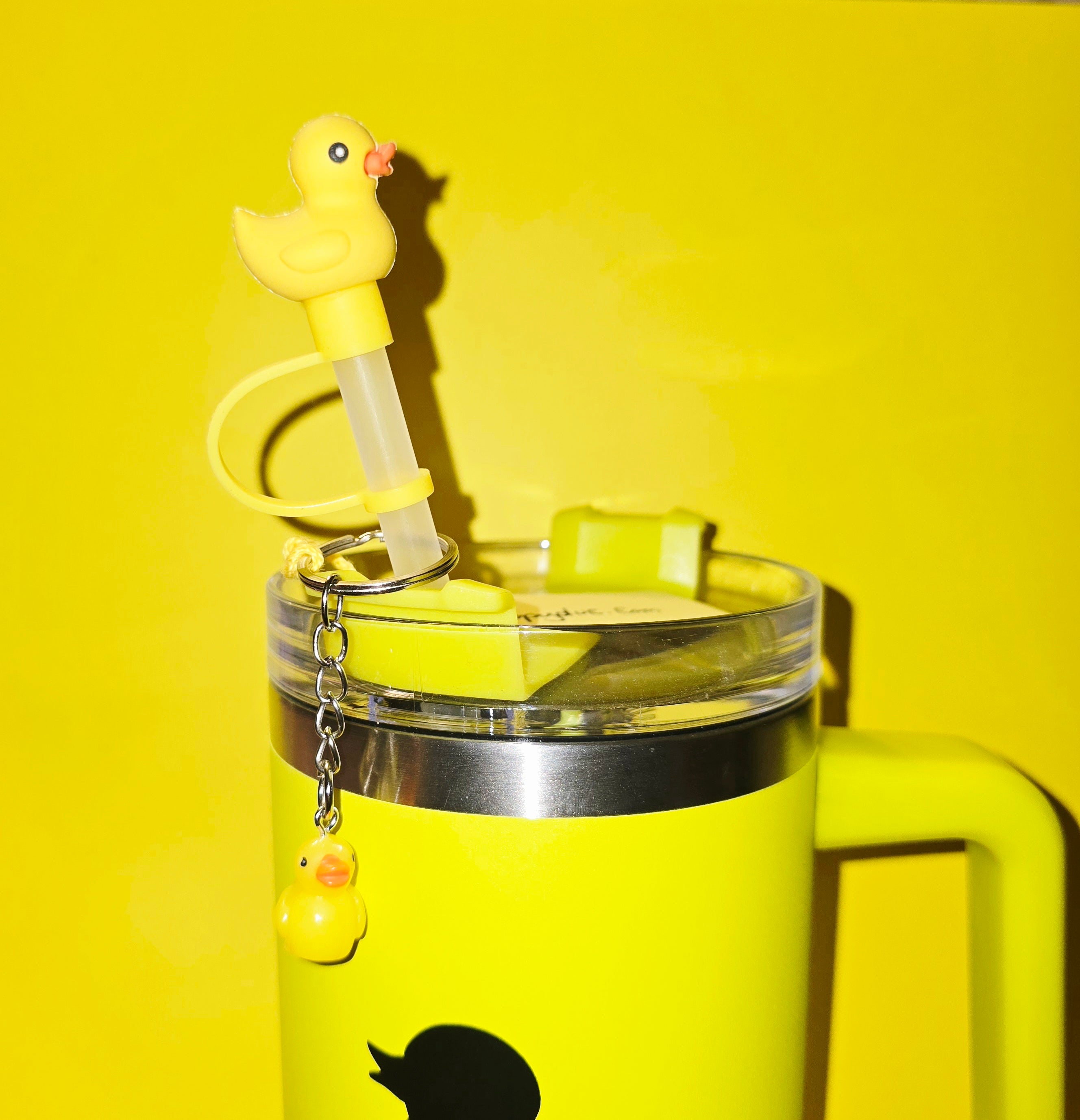 Sippyduc 3D 8mm Straw Topper  Charm [silicone]