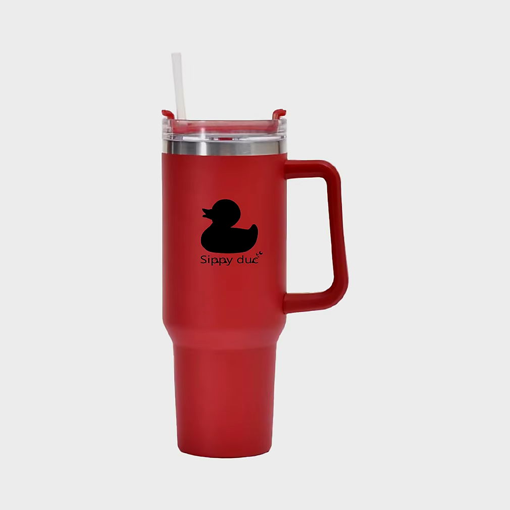 Red Hot Duck | Limited Run Sippy duc🫧 40oz Vacuum Insulated Stainless Steel Tumbler [Only 10 made total]