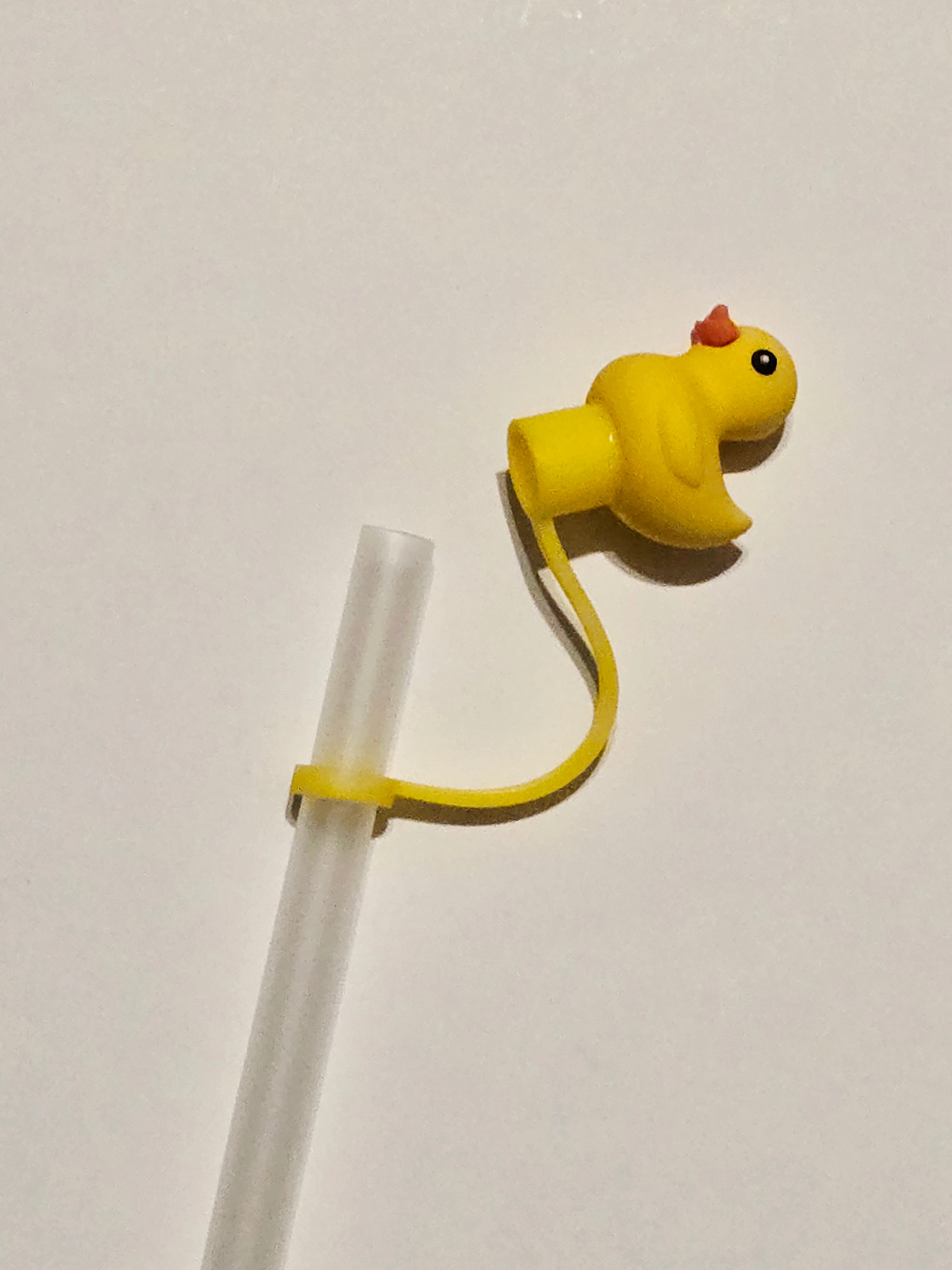 Sippyduc 3D 8mm Straw Topper  Charm [silicone]