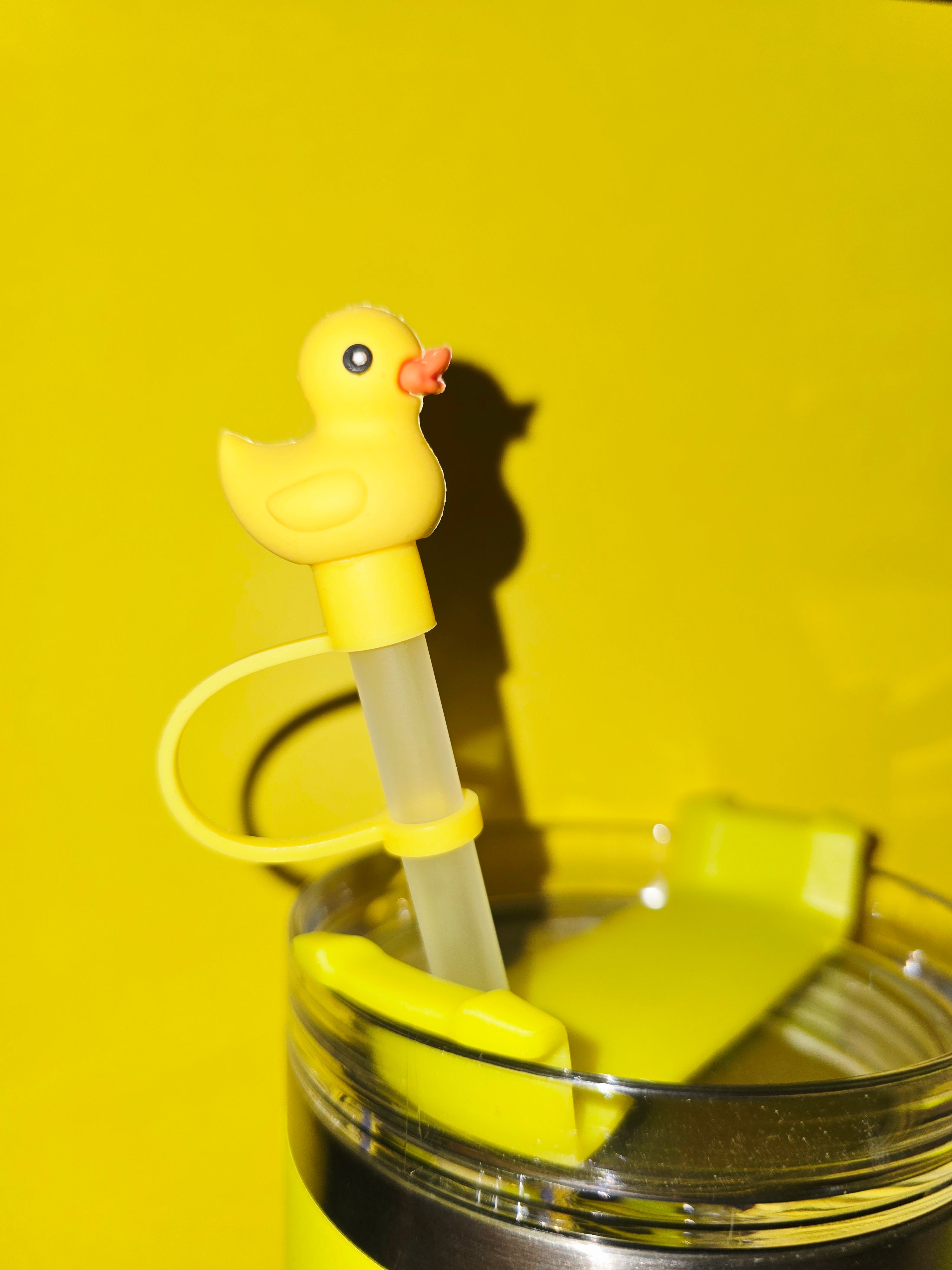 Sippyduc 3D 8mm Straw Topper  Charm [silicone]